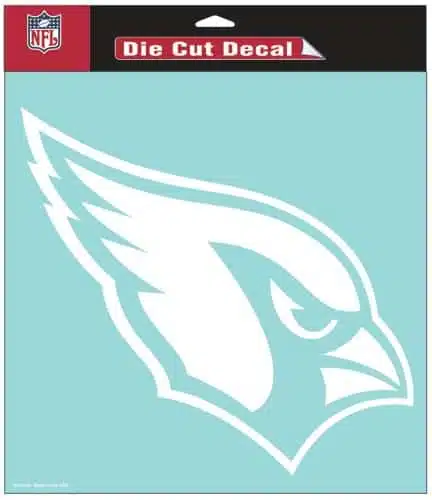 Arizona Cardinals Die-Cut Decal - 8"x8" White
