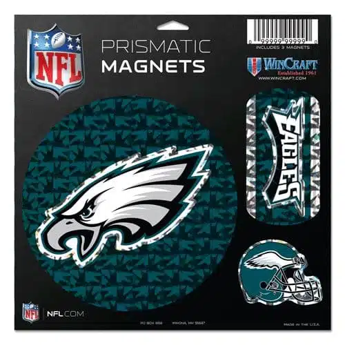 Philadelphia Eagles Magnets - 11"x11 Prismatic Sheet