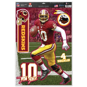 Washington Redskins Robert Griffin 11"x17" Multi-Use Decal Sheet