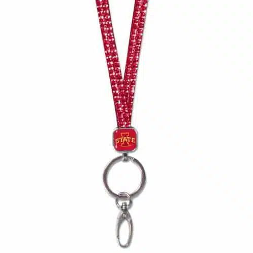 Iowa State Cyclones Lanyard - Crystal Bling