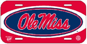 Mississippi Rebels License Plate