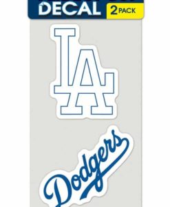 Los Angeles Dodgers Set of 2 Die Cut Decals