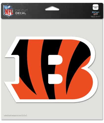 Cincinnati Bengals Die-Cut Decal - 8"x8" Color