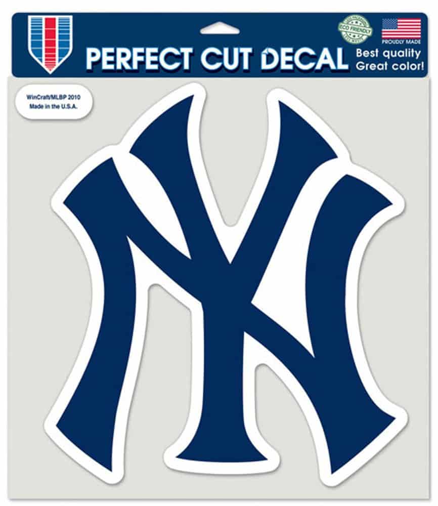 New York Yankees Die-Cut Decal - 8"x8" Color NY