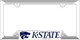 Kansas State Wildcats Plastic License Plate Frame