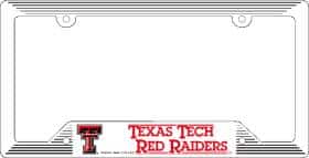 Texas Tech Red Raiders Plastic License Plate Frame