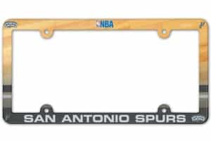 San Antonio Spurs License Plate Frame - Full Color