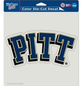 Pittsburgh Panthers Die-Cut Decal - 8"x8" Color