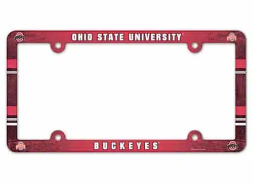Ohio State Buckeyes License Plate Frame - Full Color