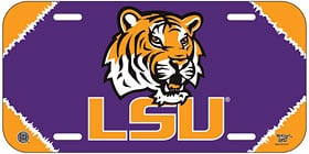 LSU Tigers License Plate