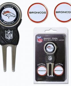 Denver Broncos Golf Divot Tool with 3 Markers