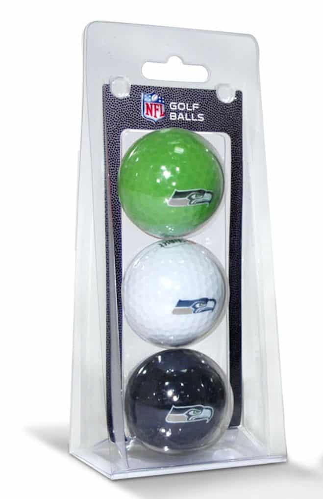Seattle Seahawks 3 Pack of Golf Balls