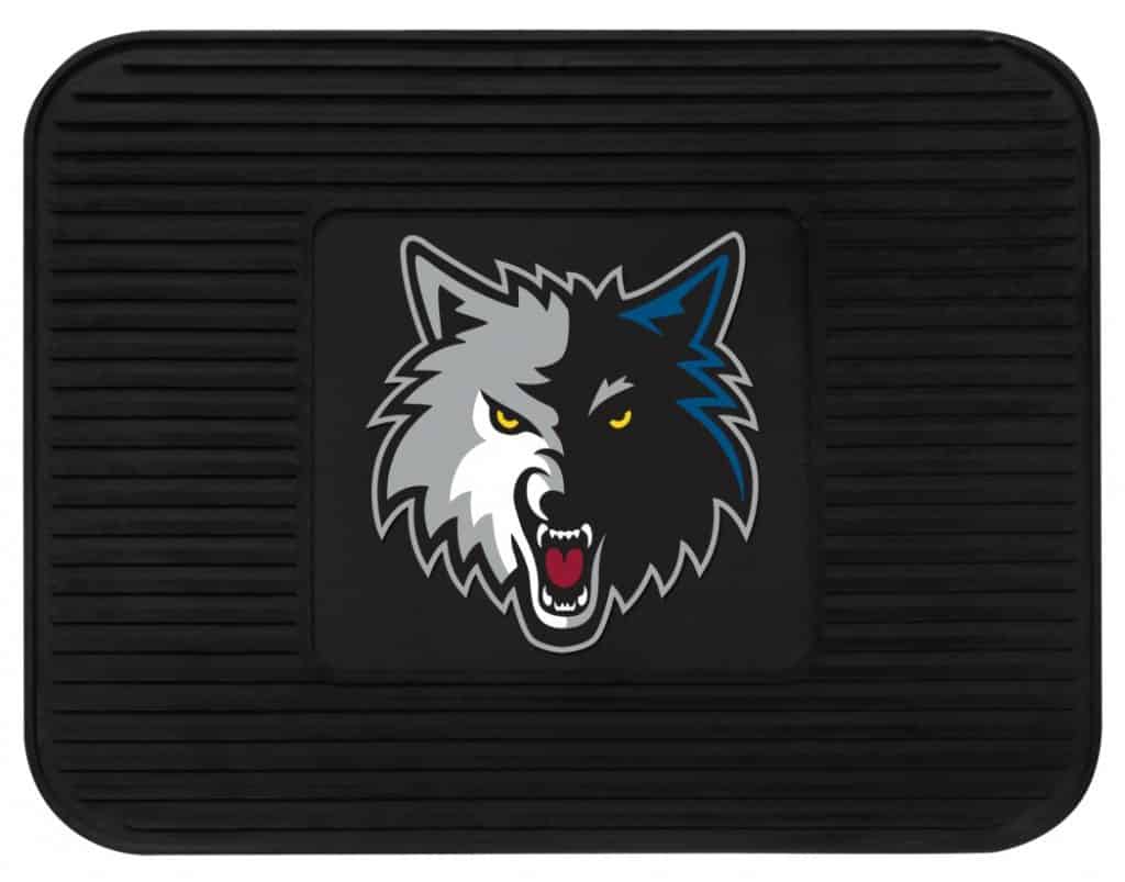 Minnesota Timberwolves Heavy Duty Vinyl Rear Seat Car Utility Mat