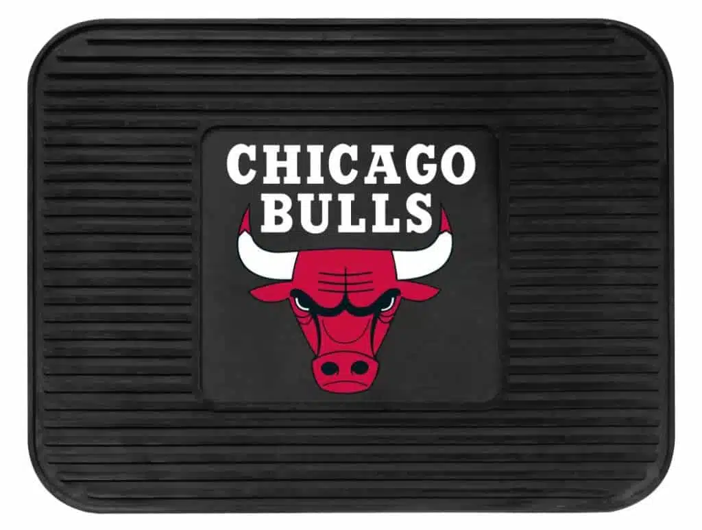 Chicago Bulls Heavy Duty Vinyl Rear Seat Car Utility Mat