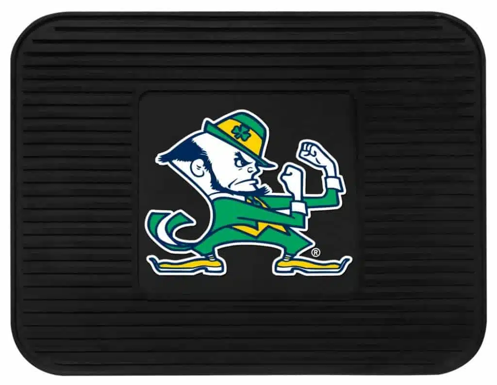 Notre Dame Fighting Irish Heavy Duty Vinyl Rear Seat Car Utility Mat
