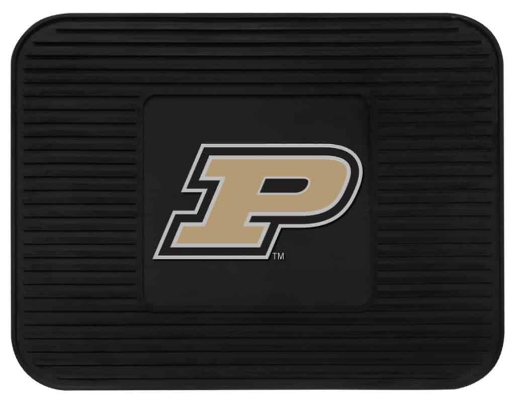 Purdue Boilermakers Heavy Duty Vinyl Rear Seat Car Utility Mat