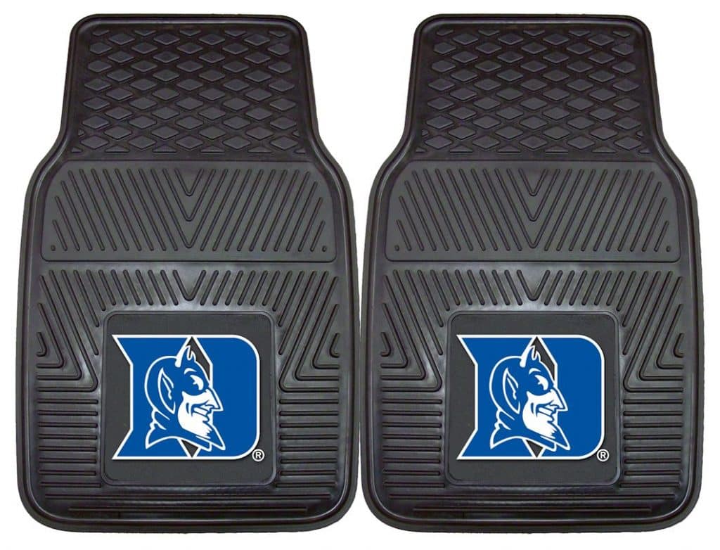 Duke Blue Devils Heavy Duty 2-Piece Vinyl Car Mats