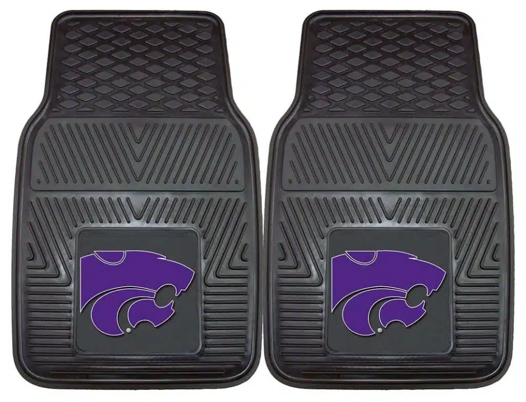 Kansas State Wildcats Heavy Duty 2-Piece Vinyl Car Mats