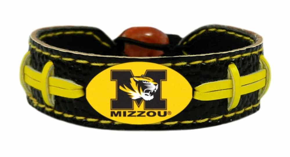Missouri Tigers Bracelet - Team Color Football