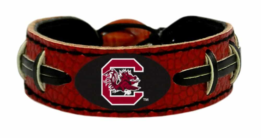 South Carolina Gamecocks Bracelet - Team Color Football