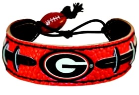 Georgia Bulldogs Bracelet - Team Color Football Power G