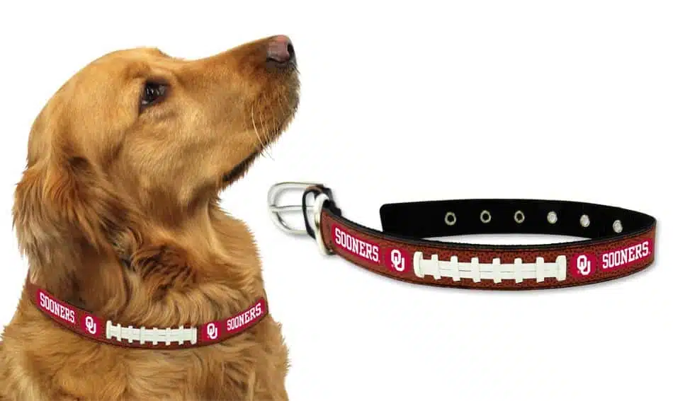 Oklahoma Sooners Dog Collar - Large
