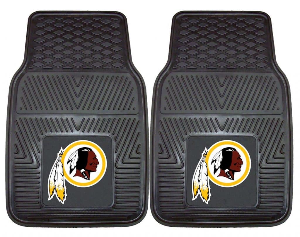 Washington Redskins Heavy Duty Vinyl Front Seat 2 Piece Car Mat Set