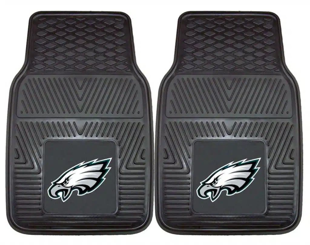 Philadelphia Eagles Heavy Duty Vinyl Front Seat 2 Piece Car Mat Set