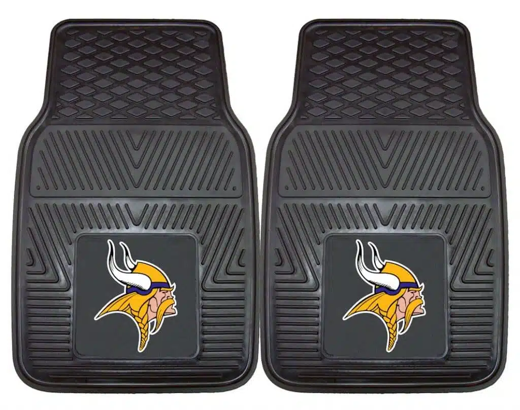 Minnesota Vikings Heavy Duty Vinyl Front Seat 2 Piece Car Mat Set