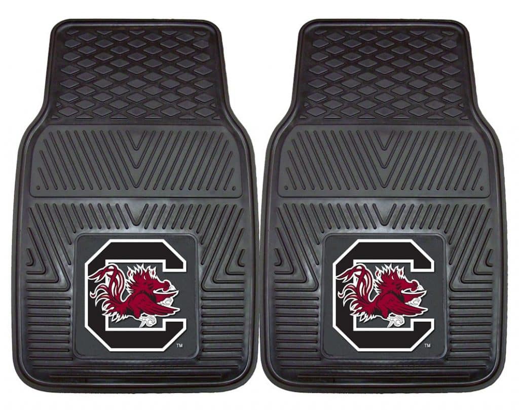 South Carolina Gamecocks Heavy Duty 2-Piece Vinyl Car Mats