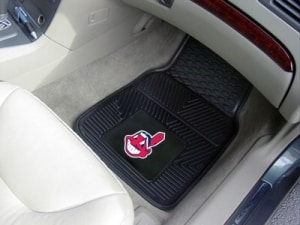 Cleveland Indians Heavy Duty 2-Piece Vinyl Car Mats