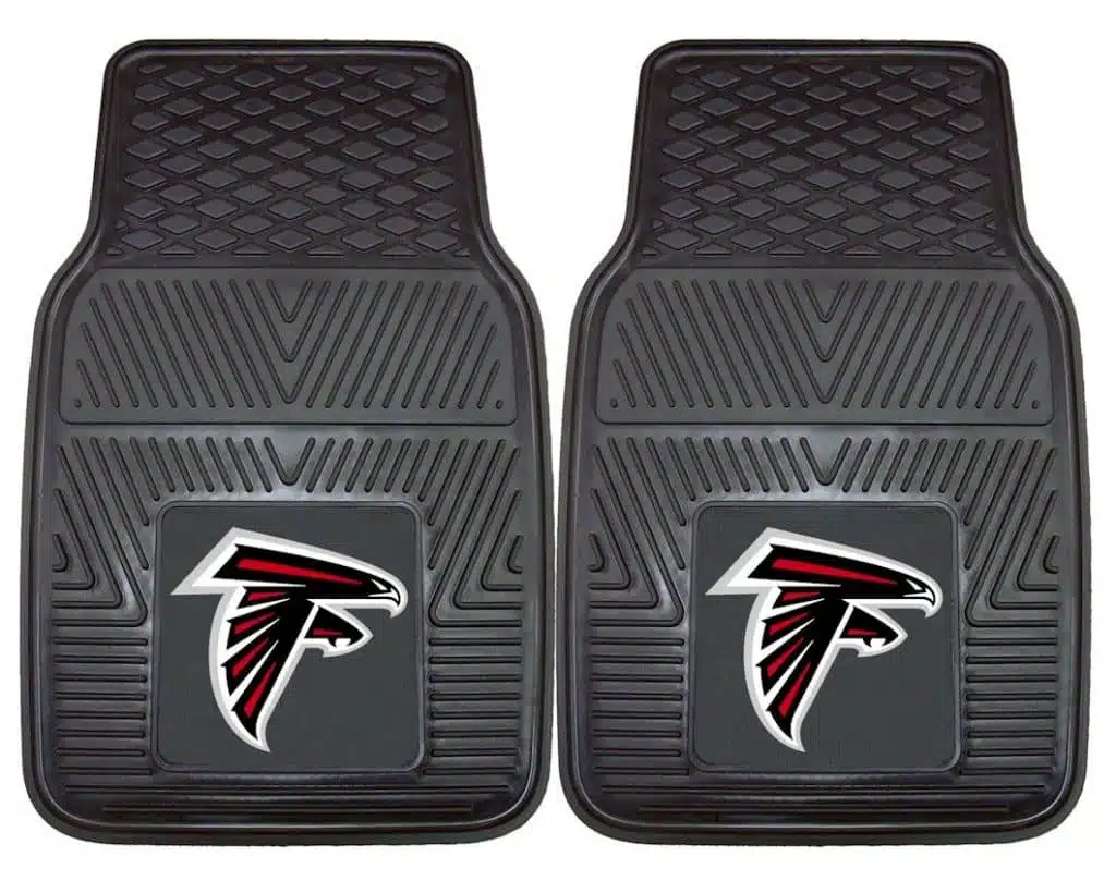 Atlanta Falcons Heavy Duty Vinyl Front Seat 2 Piece Car Mat Set