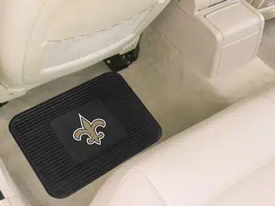 New Orleans Saints Heavy Duty Vinyl Rear Seat Car Utility Mat