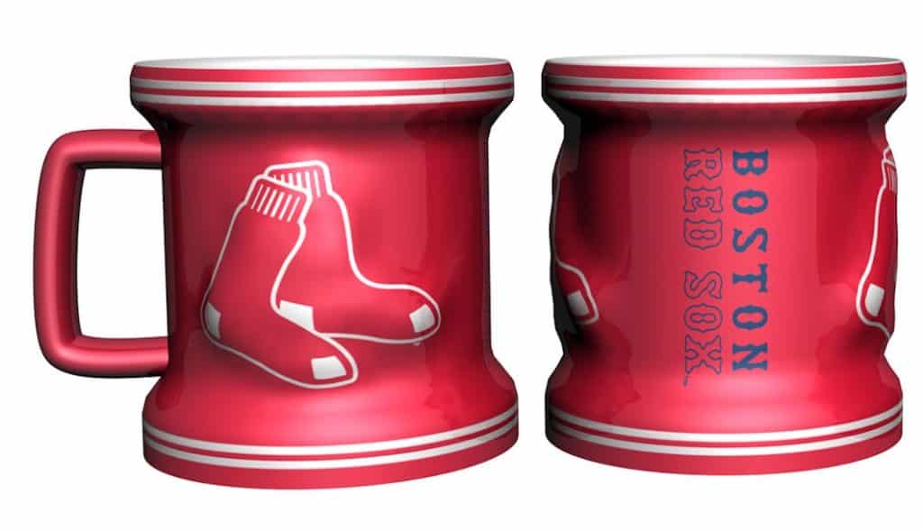 Boston Red Sox Sculpted Mini Mug Shot Glass