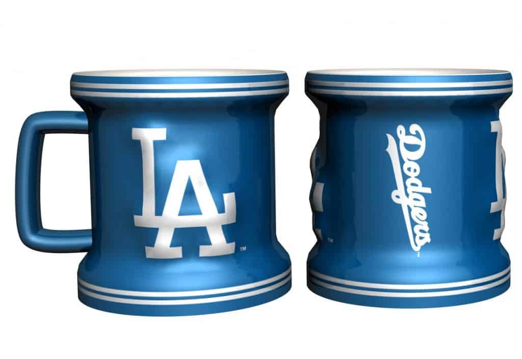 Los Angeles Dodgers Sculpted Mini Mug Shot Glass