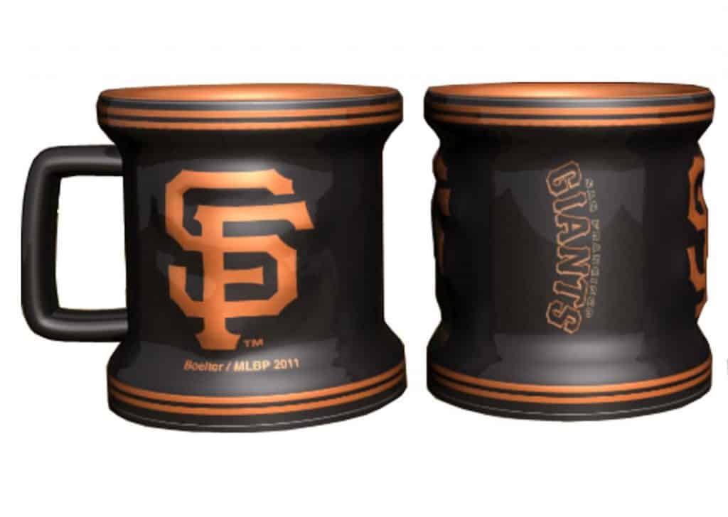 San Francisco Giants Sculpted Mini Mug Shot Glass