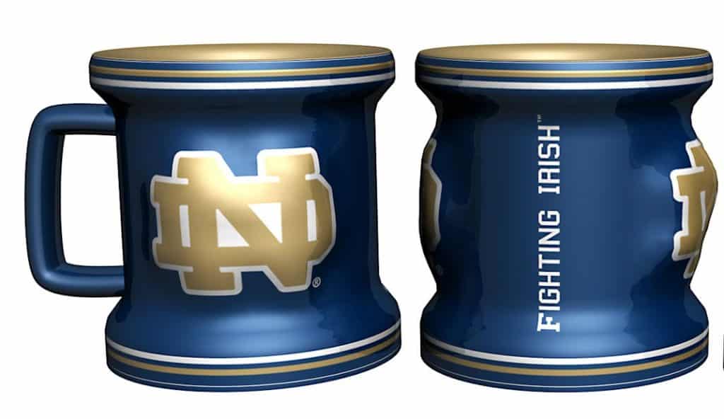 Notre Dame Fighting Irish Sculpted Mini Mug Shot Glass