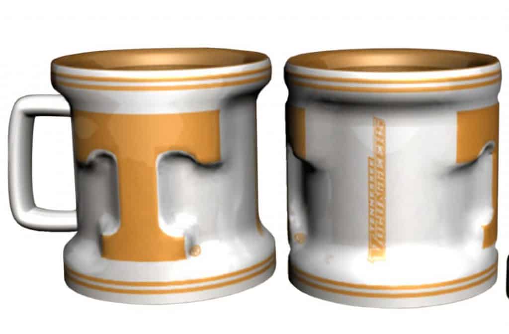 Tennessee Volunteers Sculpted Mini Mug Shot Glass