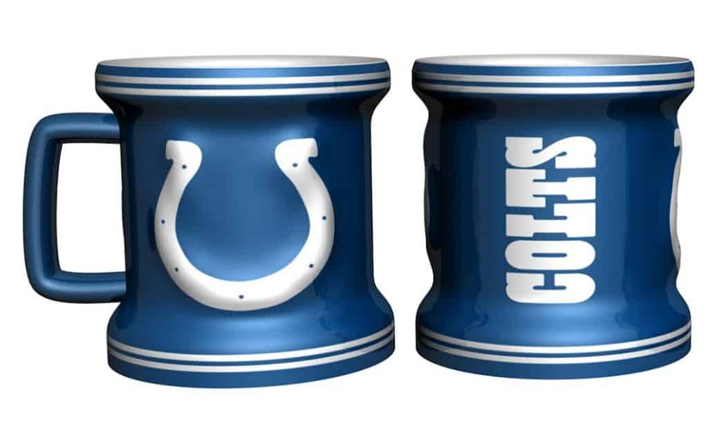 Indianapolis Colts Sculpted Mini Mug Shot Glass