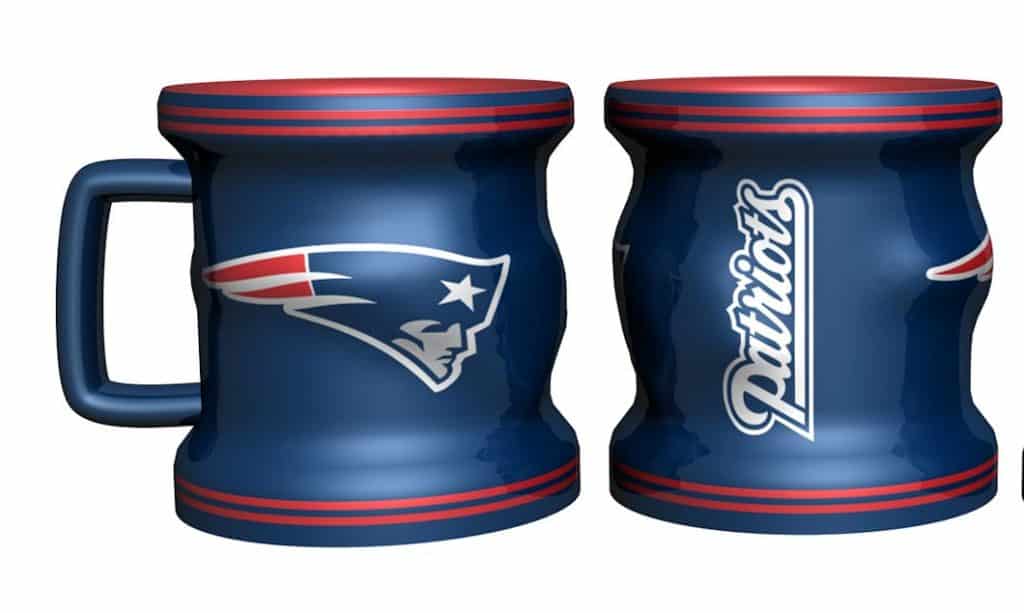 New England Patriots Sculpted Mini Mug Shot Glass