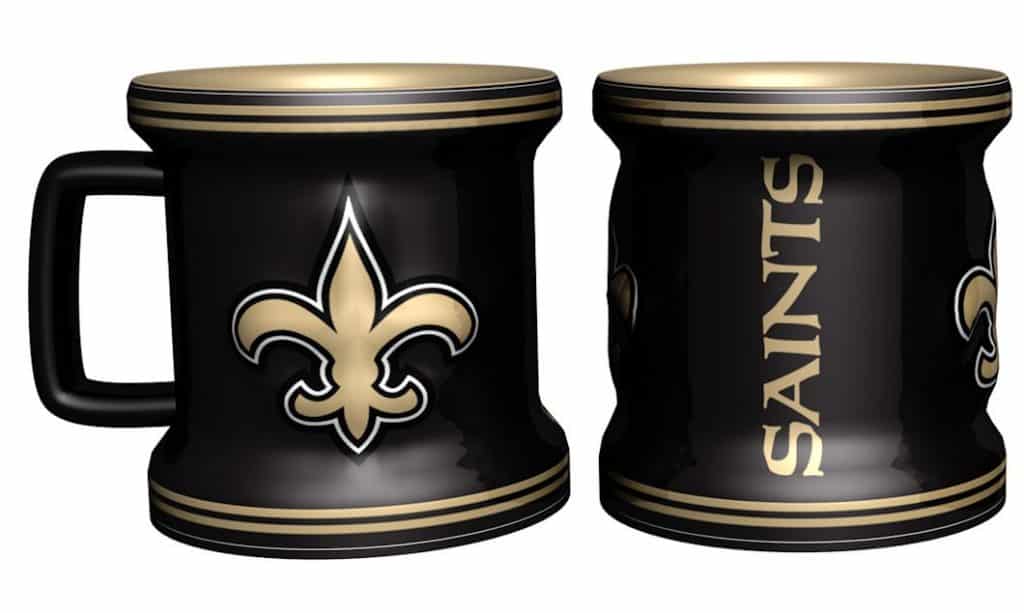 New Orleans Saints Sculpted Mini Mug Shot Glass