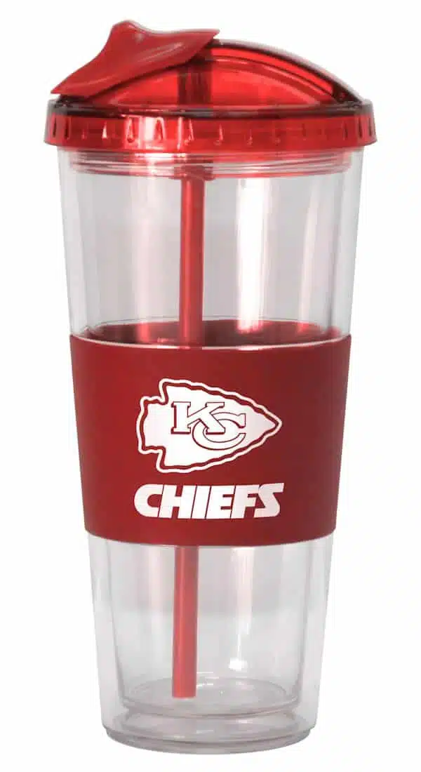 Kansas City Chiefs No Spill Straw Tumbler
