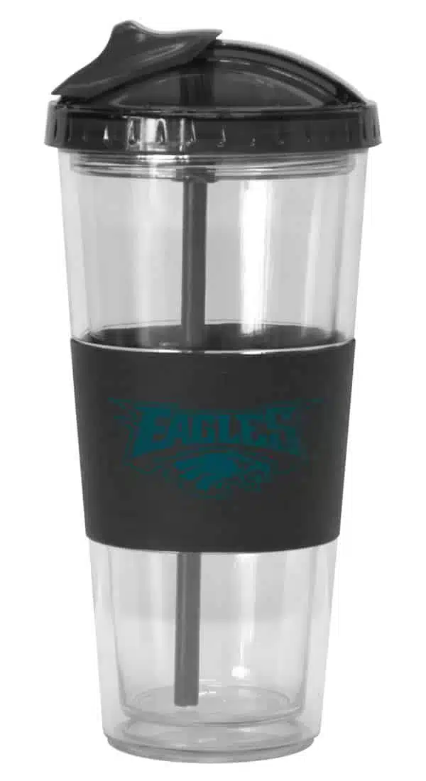 Philadelphia Eagles No Spill Straw Tumbler