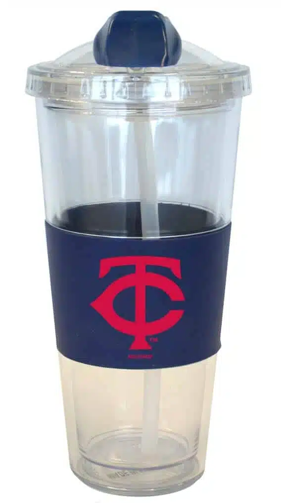Minnesota Twins No Spill Straw Tumbler