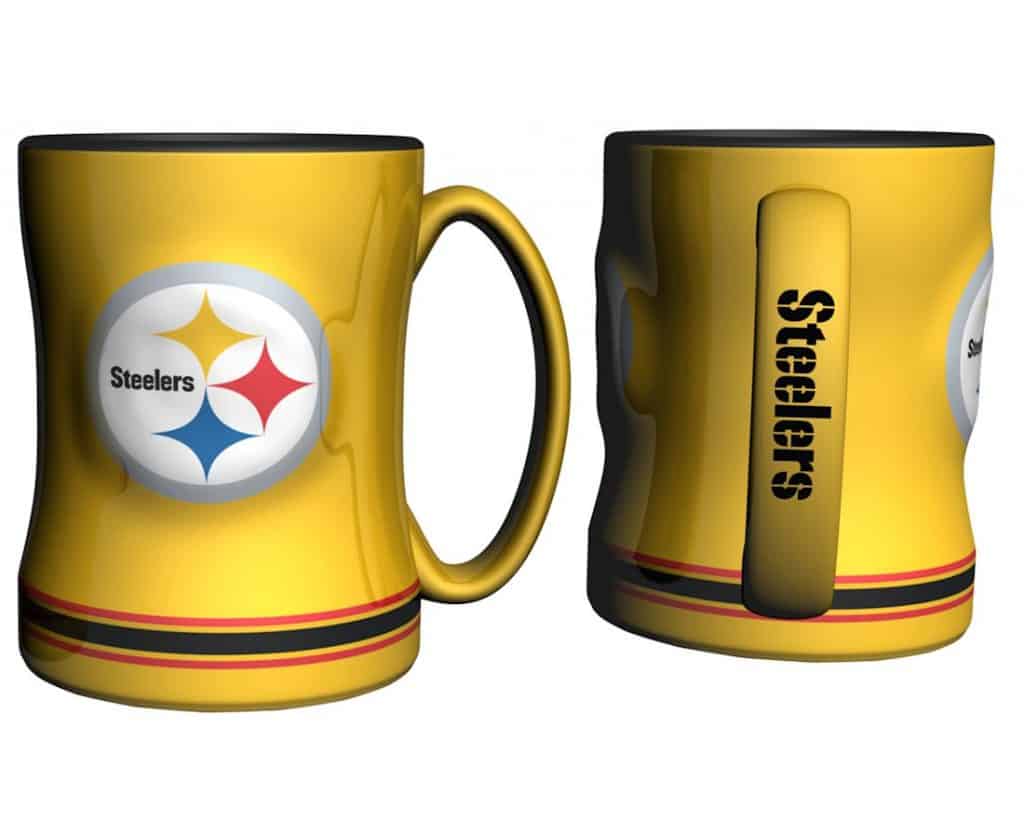 Pittsburgh Steelers Coffee Mug - 14oz Sculpted, Yellow