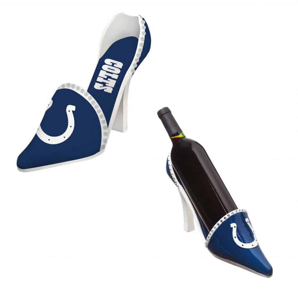 Indianapolis Colts Decorative Wine Bottle Holder - Shoe