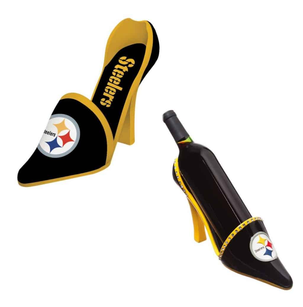 Pittsburgh Steelers Decorative Wine Bottle Holder - Shoe