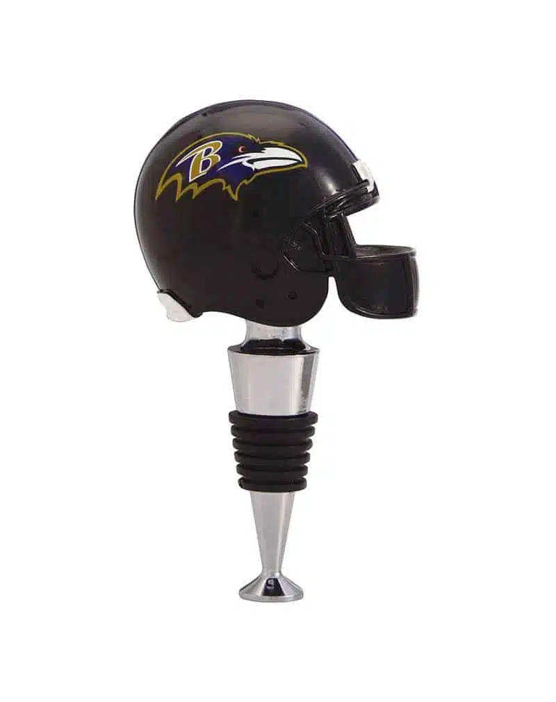 Baltimore Ravens Football Helmet Wine Bottle Stopper