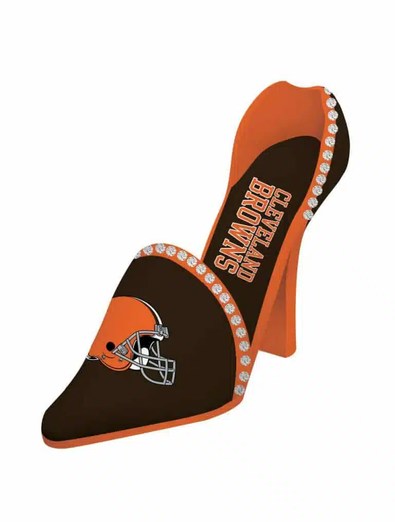 Cleveland Browns Decorative Wine Bottle Holder - Shoe