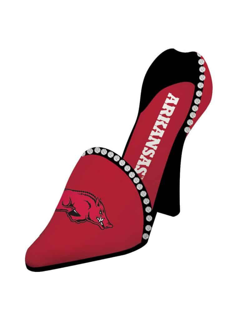 Arkansas Razorbacks Decorative Wine Bottle Holder - Shoe